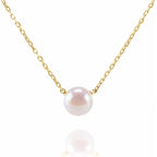 PAVOI Handpicked AAA+ Freshwater Cultured Single Pearl Necklace Pendant | Gold Necklaces for Women