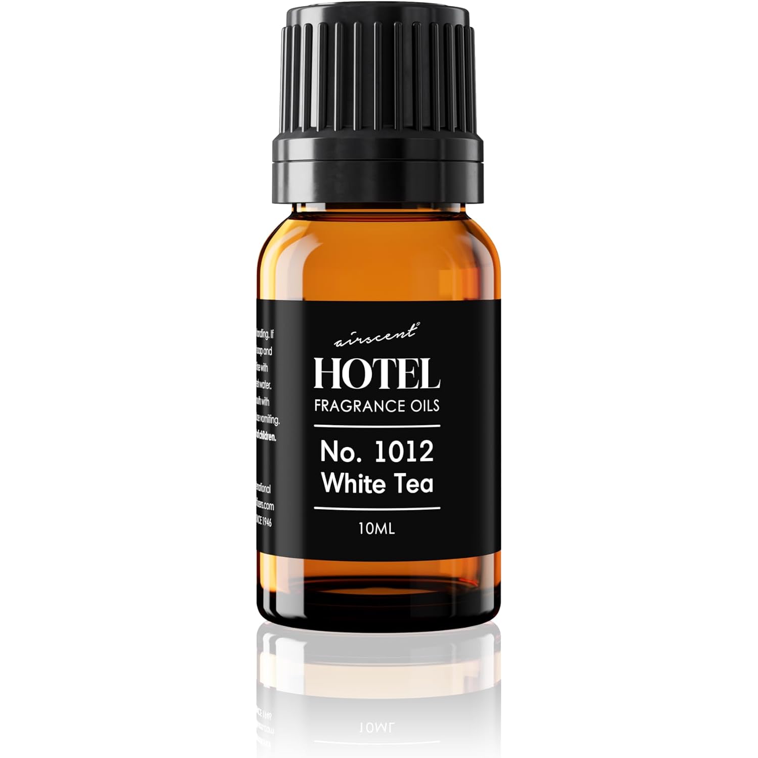 Airscent Hotel Diffuser Oil No. 1012 - The White Tea Hotel Scent - 10 Ml | Premium Fragrance Oil For Ultrasonic And Waterless Diffusers And Crafting - 0.34 Fl Oz Dropper Bottle - Hotel Scent Dupe