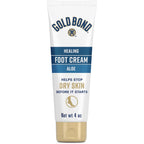 Gold Bond Healing Foot Cream for Dry Feet, 4 oz, With Aloe, Nourishes & Softens for Healthier Looking Feet