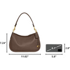 Coach Women'S Soft Pebble Leather Cary Crossbody