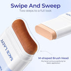 SACE LADY Foundation Stick, Medium to Full Coverage Foundation Makeup with Built-in Brush, Soft Matte Face Make Up Base with SPF 30 for Women, 0.4Oz (03#)