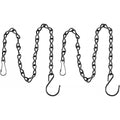 Eboot 2 Pcs Hanging Chain For Bird Feeders, Planters, Lanterns And Ornaments (Black,9.5 Inch)