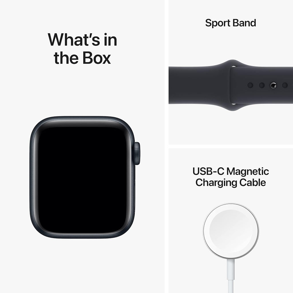Apple Watch Se (2Nd Gen) (Gps, 40Mm) - Midnight Aluminum Case With Midnight Sport Band, S/M (Renewed)