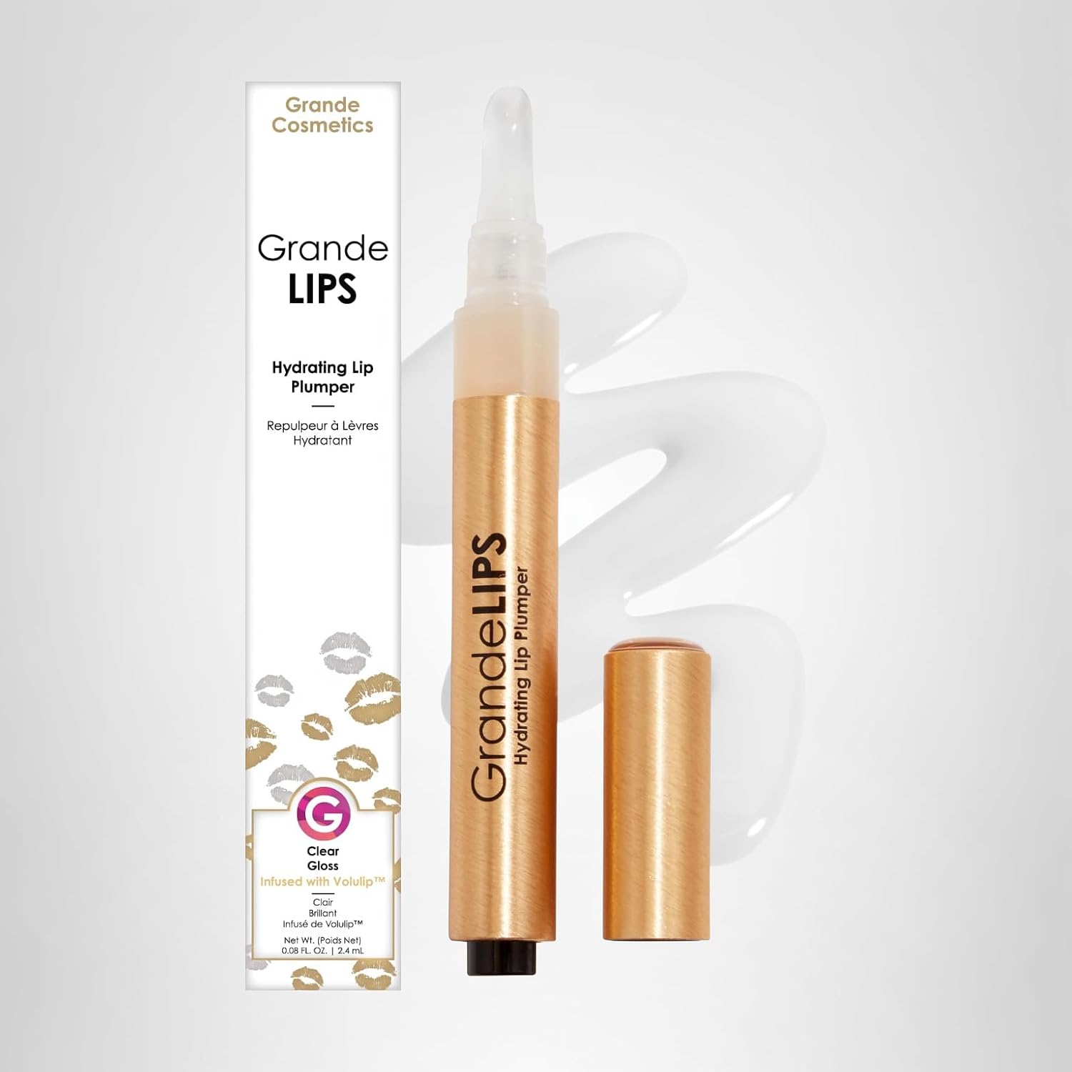 Grande Cosmetics Grandelips Hydrating Lip Plumper - For Fuller-Looking, Hydrated Lips