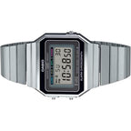 Casio A700W-1A Digital Unisex Watch Retro Stainless Steel Led A700