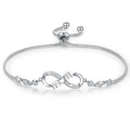 RAYSTAR Christmas Gifts for Mom, Infinity Love Bracelets for Mom, Birthday Gifts for Women Wife Mother