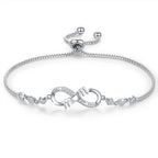 RAYSTAR Christmas Gifts for Mom, Infinity Love Bracelets for Mom, Birthday Gifts for Women Wife Mother