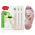Foot Peeling Mask, Natural Exfoliating Foot Mask, Dead Skin Callus Remover Repair Heels, Hydrating Foot Care for Dry Cracked Feet（3 PacK）