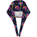 Funny Banana Working Cap, Scrub Cap With Sweatband, Adjustable Tie Back Hat Breathable Headgear For Women/Men