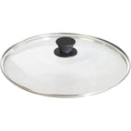 Lodge Round Tempered Glass Lid - Versatile Glass Lid for 12 Inch Skillets, Pans, and Dutch Ovens - Dishwasher Safe and Oven Safe up to 400° - 12 Inch