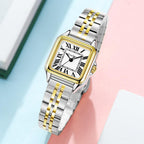 Szaikyri Classic Square Watches For Women With Roman Numerals Ladies Casual Dress Watch