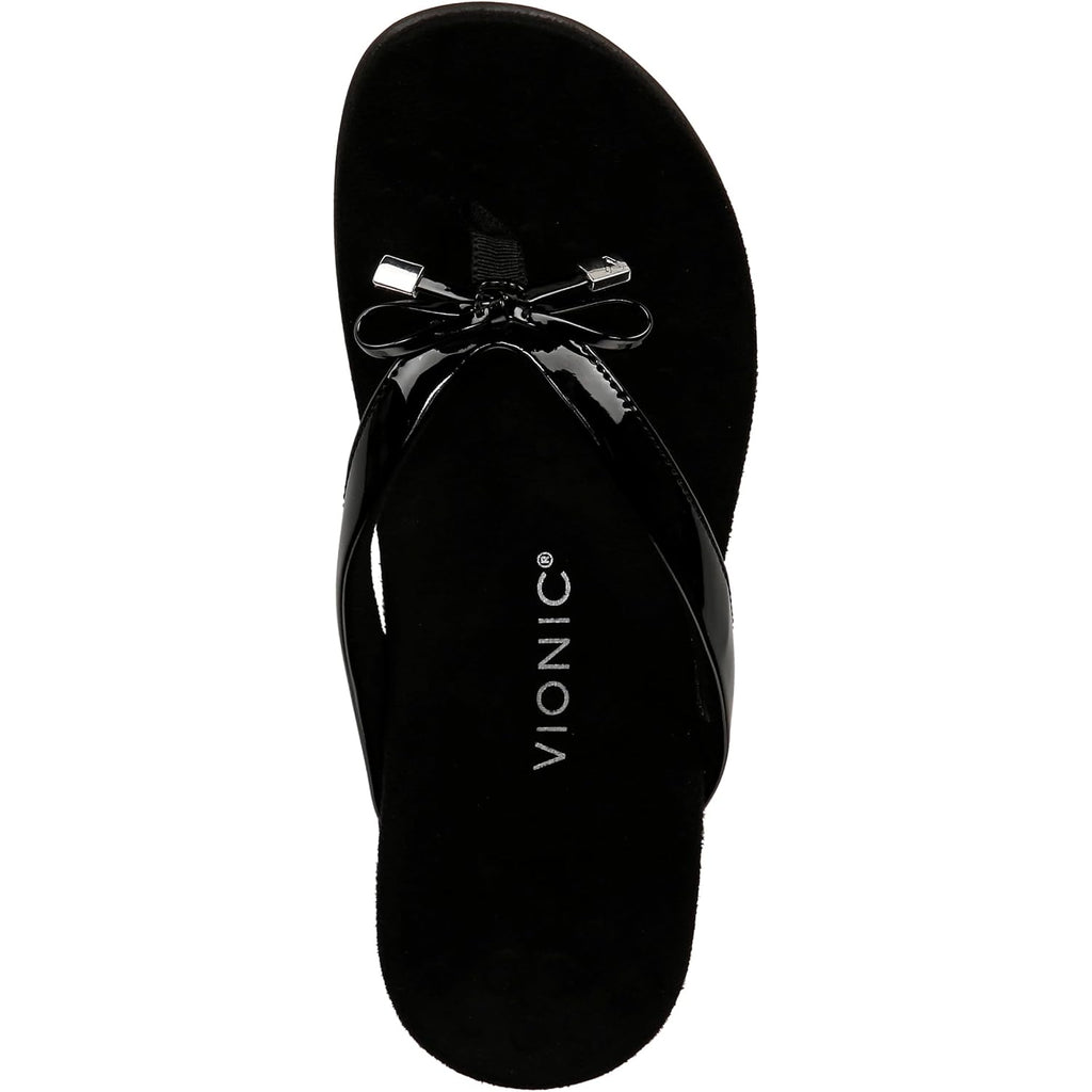 Vionic Women'S Rest Bella Toe Post Sandal- Supportive Ladies Orthotic Sandals That Include Three Zone Comfort With Arch Support- Flip Flop For Ladies, Medium And Wide Width Size 5-12