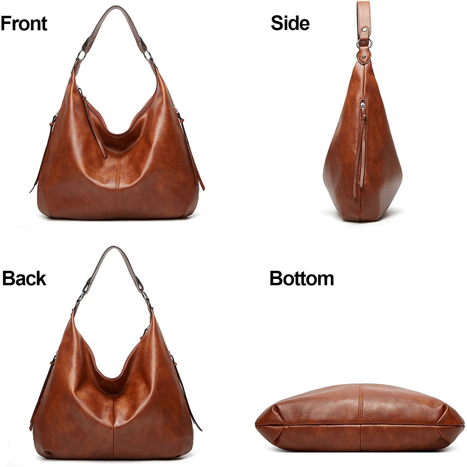 Auralith Purses For Women, 3-In-1 Hobo Crossbody Shoulder Handbags Bags