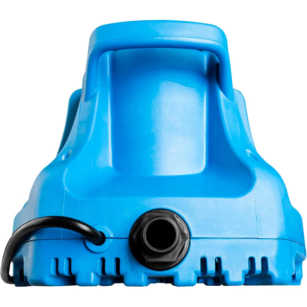 Little Giant Apcp-1700 115-Volt, 1/3 Hp, 1745 Gph, Automatic, Submersible, Swimming Pool Cover Pump With 25-Ft. Cord, Light Blue, 577301