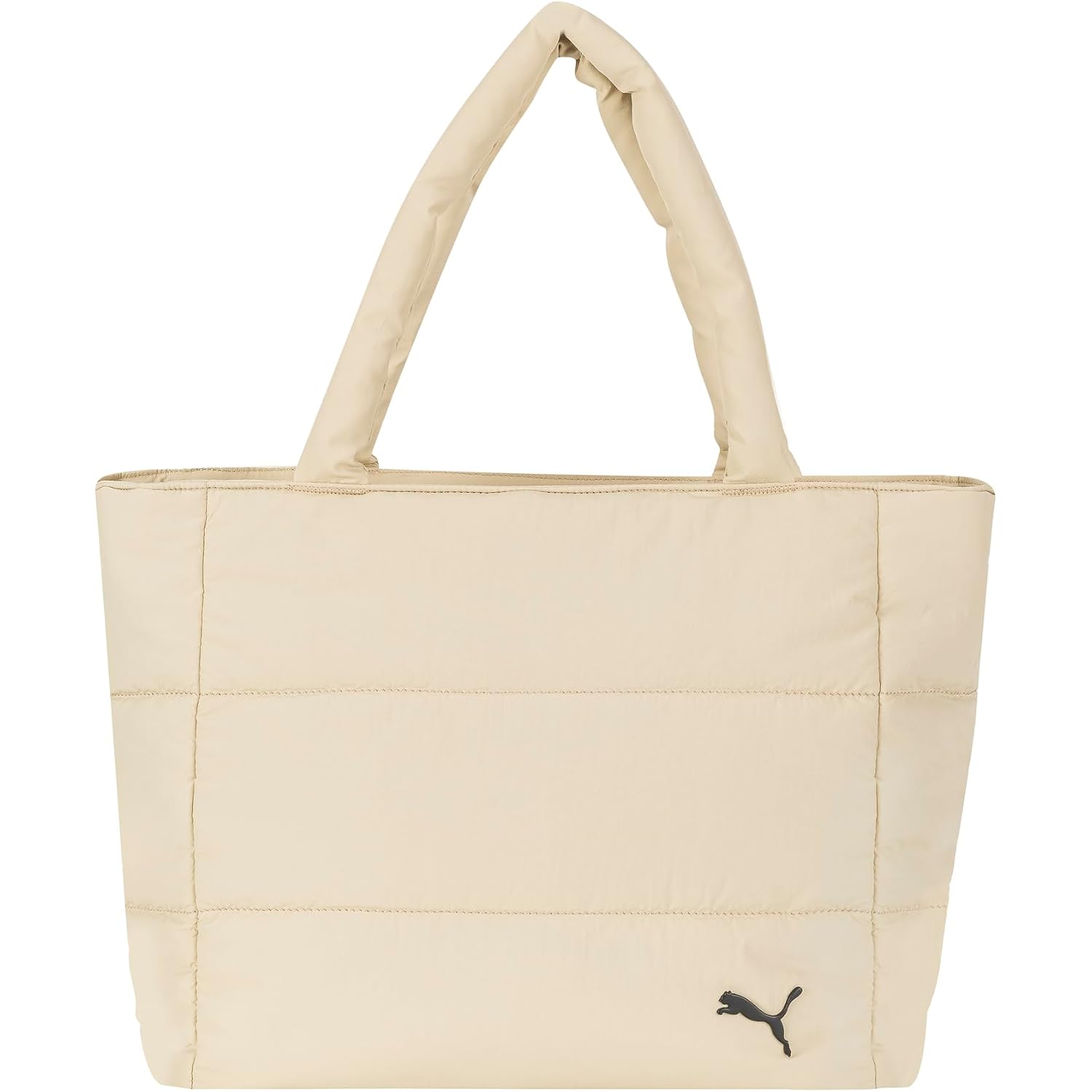 Puma Women'S Plush Soft Nylon Tote With Padded Straps, Zip Closure & Metal Logo Plaque