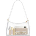Bs-Vog Clear Purses For Women, Clear Shoulder Bag For Stadium Events, Small Stadium Hobo Handbag For Concert Outfits | Clear Purse