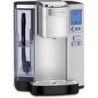 Cuisinart Coffee Maker, Single Serve 72-Ounce Reservoir Pod Coffee Machine, Programmable Brewing & Hot Water Dispenser, 3 Cup-Size Settings, Stainless Steel, SS-10P1, Silver