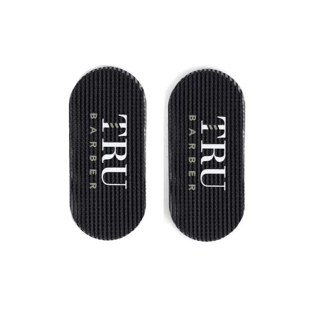 Tru Barber Hair Grippers ® 3 Colors Bundle Pack 6 Pcs For Men And Women - Salon And Barber, Hair Clips For Styling, Hair Holder Grips (Black/Red/Black)