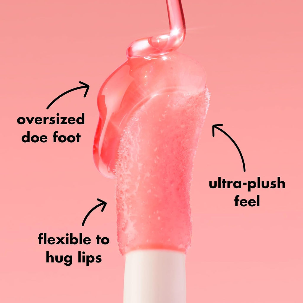 E.L.F. Glow Reviver Lip Oil, Nourishing Tinted Lip Oil For A High-Shine Finish, Infused With Jojoba Oil, Vegan & Cruelty-Free, Pink Quartz