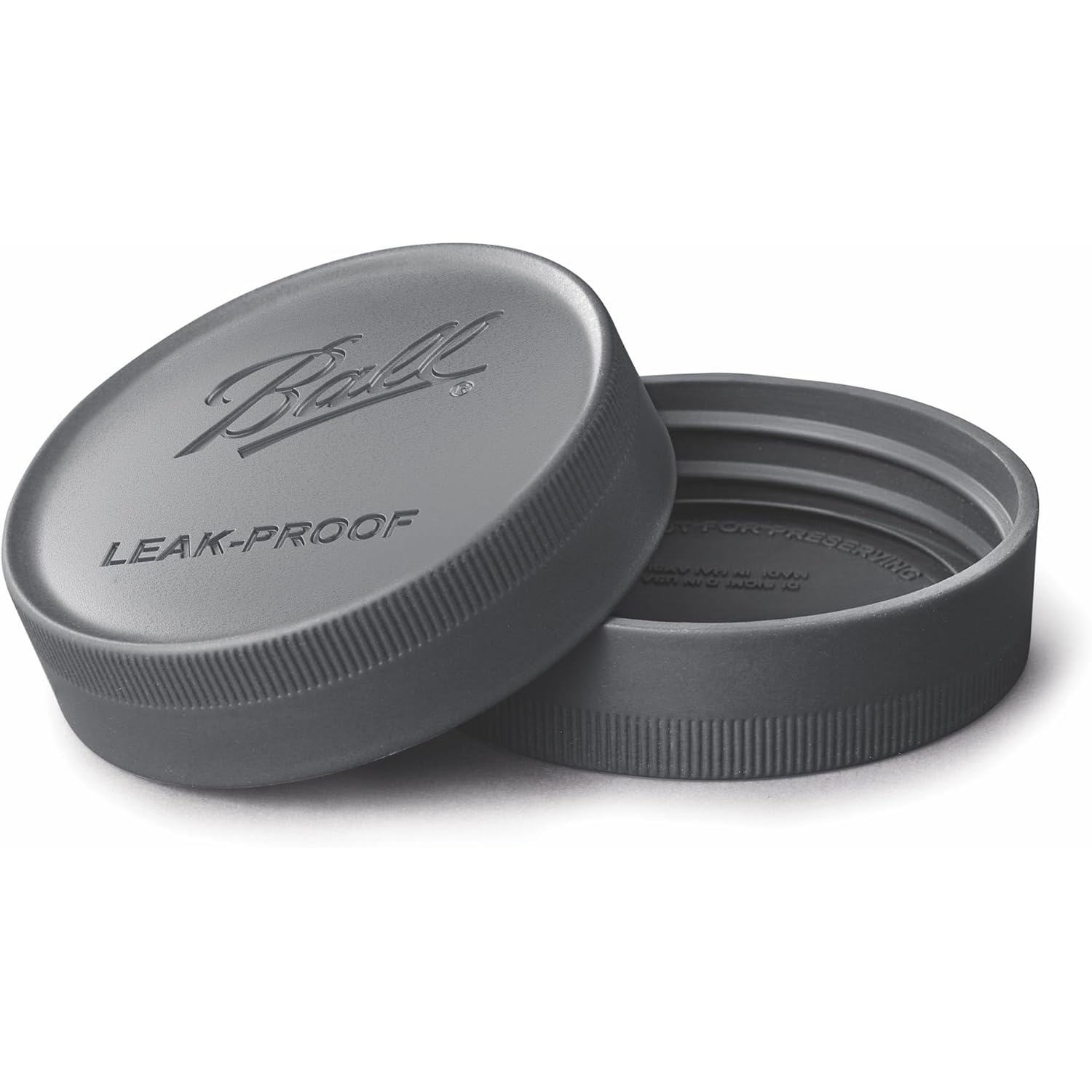 Ball Leak-Proof Plastic Lids for Glass Mason Jars, Used for Canning, Pickling, Juice, Jam, Jelly (Wide, 6 Count (Pack of 2))