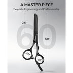 Ulg Texturizing Shears – Professional Stainless Steel, 30-Teeth Thinning Scissors, Teflon Coated, Deer Tooth Blades For Precise Thinning And Layering, Ideal For Stylists And Barbers