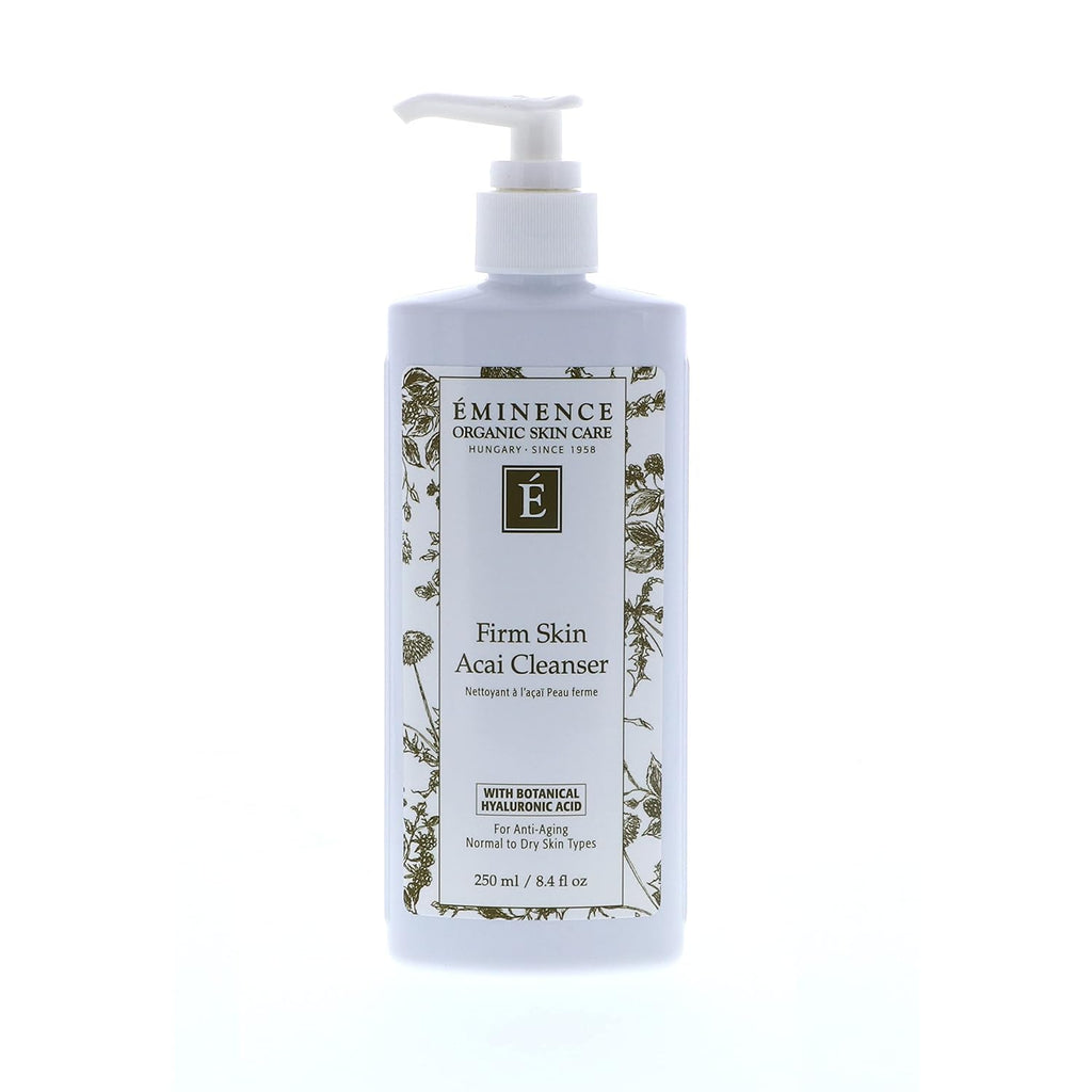 Eminence Organic Skincare Firm Skin Acai Cleanser With Hyaluronic Acid, 8.4 Ounce