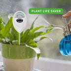 Censinda Soil Moisture Meter, Soil Moisture Monitor For House Plants, Soil Hygrometer Moisture Sensor For Indoor & Outdoor, Garden, Farm, Lawn Plant Care, No Battery Needed(White)