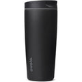 Owala Smoothsip Slider Ceramic-Lined Insulated Stainless Steel Coffee Tumbler, No Metallic Taste Reusable Travel Mug, Hot Iced Coffee Cup, Bpa Free 20 Oz, Very, Very Dark