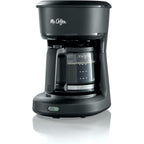 Mr. Coffee Mini Brew 5-Cup Coffee Maker with Auto-Pause & Ergonomic Carafe, Brews up to 25oz of Coffee, Perfect for Home & Office Use, Black