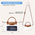 Bostanten Clear Bag For Stadium Approved Crossbody Purse Handbags For Concerts Sports Events