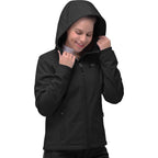 33,000Ft Women'S Softshell Jacket, Fleece Lined Warm Jacket Light Hooded Windproof Coat For Outdoor Hiking