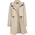 Women Lightweight Rain Jacket Hooded Raincoat | Waterproof Trench Coat For Outdoor Hiking Travel