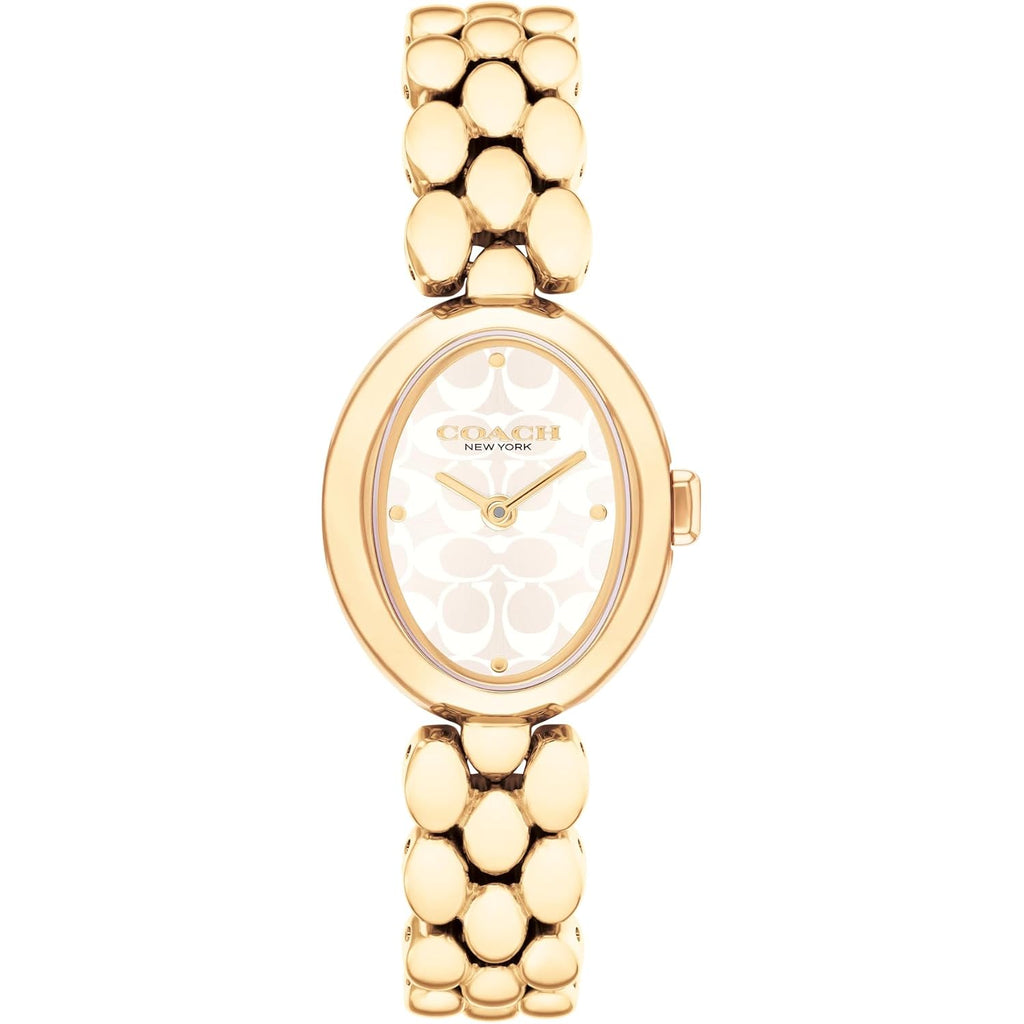 Coach Women'S Sammy 2H Quartz Bracelet Watch, 22.5Mm Petite Oval Case, Premium Fashion, Everyday Wear - Gift For Her