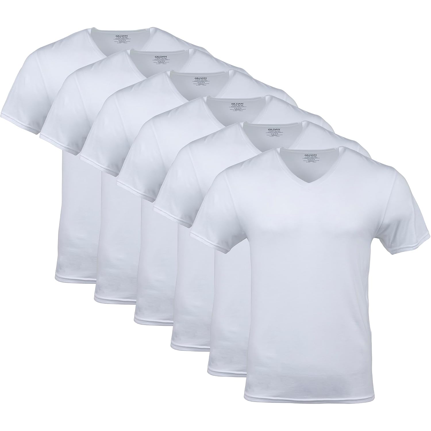 Gildan Men'S V-Neck T-Shirts, Multipack, Style G1103