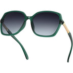 KALIYADI Classic Polarized Sunglasses for Women Trendy Square Ladies Sun Glasses Shades Sparkling Frame UV400 Protection