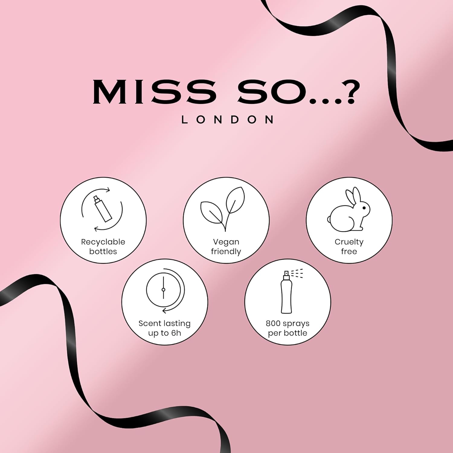 So...? Miss So Set - Perfumes for Women with Floral, Fruity and Vanilla Perfume Notes - 800 Sprays - Gifts for Women - 3 pcs Gift Set