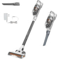 Black+Decker Powerseries+ 20V Max Cordless Stick Vacuum Cleaner With Led Floor Lights, Bagless, Lightweight, Cordless Vacuum Cleaners For Home, Up To 44 Mins Runtime, Powerful Suction,Gray (Bhfea520J)