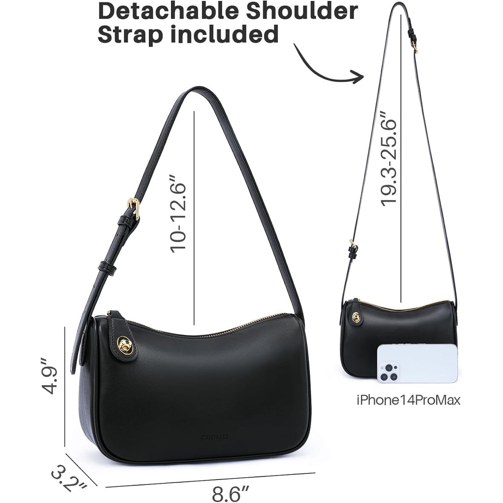 Choliss Shoulder Bag For Women, Rfid Anti-Theft Crossbody Bags For Women, Vegan Leather Purse Handbags With Zipper Closure