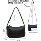 Choliss Shoulder Bag For Women, Rfid Anti-Theft Crossbody Bags For Women, Vegan Leather Purse Handbags With Zipper Closure