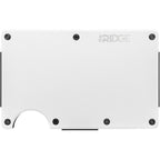 The Ridge Wallet For Men - Slim Minimalist Compact Wallet And Card Holder, Rfid Protected Front Pocket Wallets For Men With Integrated Money Clip (Polar White)