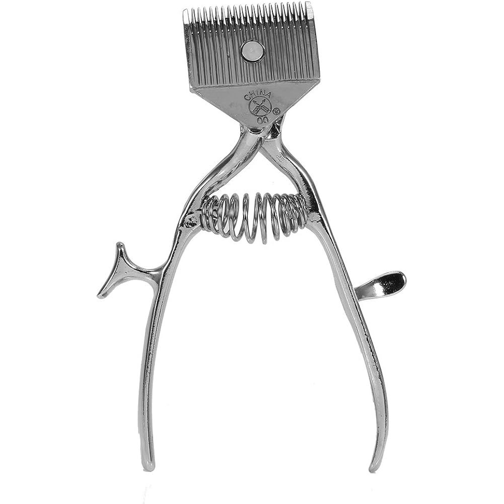 Professional Manual Clipper, Hand Push Hair Cutter For Home & Barber - Stainless Steel Hair Trimmer With Replaceable Blade, Portable Manual Haircut Tool, Style Perfect Hairstyle Anywhere