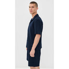 Wax London Men'S Clayland Textured Interlock Shirt