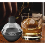 Silicone Ice Ball Molds For Whiskey - Set Of 4 Round Makers With Lids For Cocktails, Bourbon, And Drinks