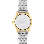 Coach Elliot Women’S Quartz Watch – Two-Tone Link Bracelet – 2-Hand Analog Movement - Iconic Style - Gift For Her - 28Mm