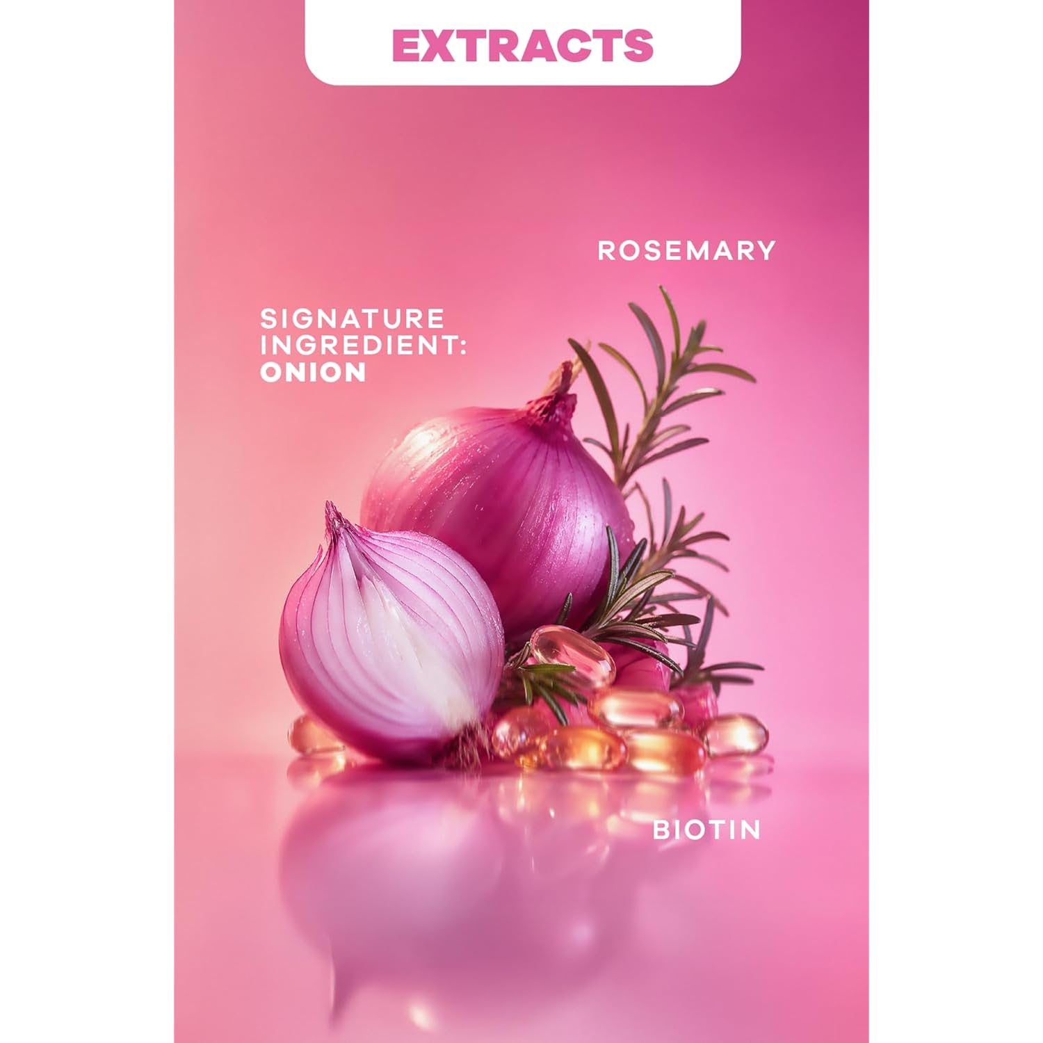 Natural Sant Onion & Rosemary Shampoo & Leave-In Treatment Set With Biotin | Sulfate, Paraben & Silicone Free, Supports Thicker & Fuller Hair, Women & Men, No Onion Smell, Two 16.9 Fl Oz Bottles