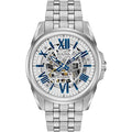 Bulova Men'S Classic Sutton 3-Hand 21-Jewel Automatic Watch, 42 Hour Power Reserve, Skeleton Dial, Luminous Hands, 100M Water Resistant, 43Mm