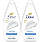 Dove Body Wash, Hydrate 2-Pack – Moisturizing Cleanser For Smooth, Soft Skin, 15.2 Oz Ea