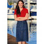 Lands' End Women's American-Grown Supima Cotton Polo Shirt