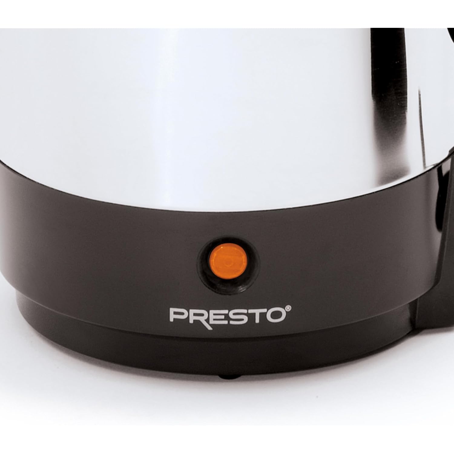 Presto 02811 Stainless Steel Electric Coffee Percolator - 12-Cups, Easy-Pour Spout, Stay-Cool Handle, Make 2-12 Cups
