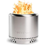 Solo Stove Ranger 2.0 With Stand - 15 Inch Smokeless Portable Fire Pit - Lightweight Outdoor Fireplace With Removable Ash Pan, Stainless Steel, Carry Case Included, Ideal For 2-4 People, 16.5 Lbs